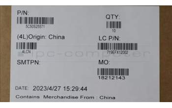 Lenovo 5C50S25571 CARDPOP IO BOARD L82YQ R W/Mylar