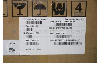 Lenovo 5C50Z66245 CARDPOP PCB 31E LS-K882P REV0 PWR/B