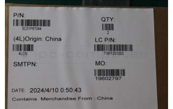 Lenovo 5C51P67044 CARDPOP FRU PCBA IO/B NSF851 LT4E0 MP