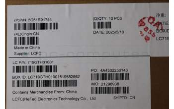 Lenovo 5C51R91744 CARDPOP FRU PCBA IO/B NSG721 ME472 FP