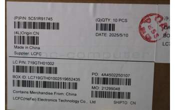 Lenovo 5C51R91745 CARDPOP FRU PCBA IO/B NSG721 ME472 NFP
