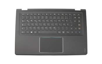 5CB0H35608 teclado incl. topcase original Lenovo DE (alemán) negro/negro con retroiluminacion