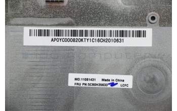 Lenovo 5CB0H35633 COVER Lower Case L Yoga 3 14 Silver