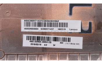 Lenovo 5CB0H71437 COVER Lower Case W S41-70 Silver