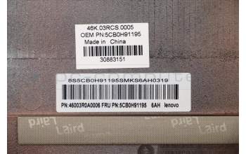 Lenovo 5CB0H91195 COVER Lower Case W Flex3-1470 White
