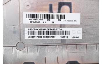 Lenovo 5CB0K37657 COVER Lower Case W 80Q4 Black