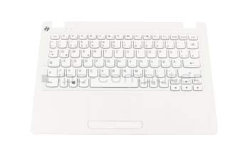 5CB0K38956 teclado incl. topcase original Lenovo DE (alemán) blanco/blanco