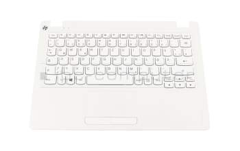 5CB0K48365 teclado incl. topcase original Lenovo DE (alemán) blanco/blanco