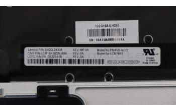 Lenovo 5CB0M35029 COVER Upper Case L 80VF Silver W/KB ND