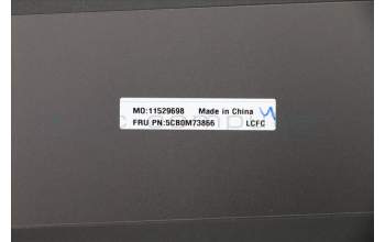 Lenovo 5CB0M73866 COVER LCDCover L80VF GunMetal UHDW/Hinge