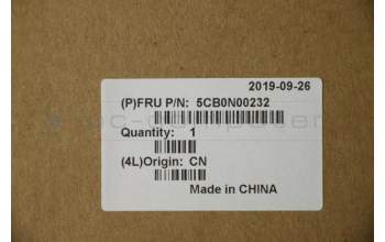 Lenovo 5CB0N00232 COVER Upper Case L 80WK W/KB RU NBL