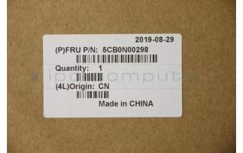 Lenovo 5CB0N00298 COVER Upper Case L 80WK W/KB US BL