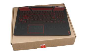 5CB0N67193 teclado incl. topcase original Lenovo DE (alemán) negro/negro con retroiluminacion