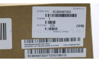 Lenovo 5CB0N67203 COVER Upper Case L 80VR W/KB RGB ND