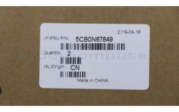 Lenovo 5CB0N67849 COVER UpperCaseC 80X6W/KBGM US INT\'E