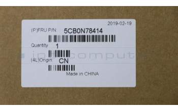 Lenovo 5CB0N78414 COVER UpperCaseC80X2 GD NFPBL W/KB UK