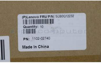 Lenovo 5CB0Q12232 COVER Hinge Cover B 81B5 Black Right