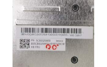 Lenovo 5CB0Q59958 COVER UpperCase W 81AX IG W/KB NBL HG