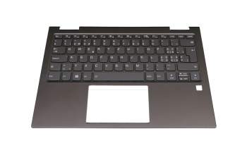 5CB0Q95813 teclado incl. topcase original Lenovo CH (suiza) antracita/antracita con retroiluminacion