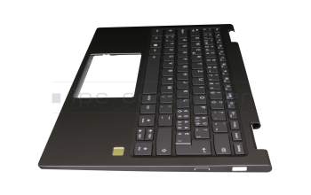 5CB0Q95813 teclado incl. topcase original Lenovo CH (suiza) antracita/antracita con retroiluminacion