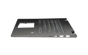 5CB0Q96440 teclado incl. topcase original Lenovo DE (alemán) negro/negro con retroiluminacion