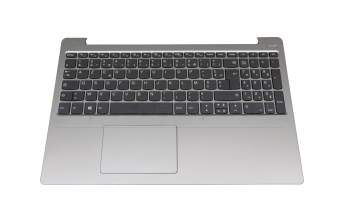 5CB0R07371 teclado incl. topcase original Lenovo FR (francés) gris/plateado