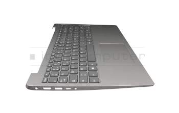 5CB0R07371 teclado incl. topcase original Lenovo FR (francés) gris/plateado