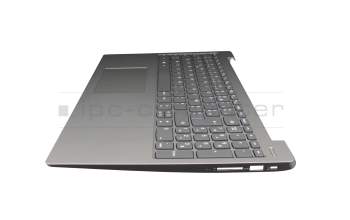 5CB0R07371 teclado incl. topcase original Lenovo FR (francés) gris/plateado
