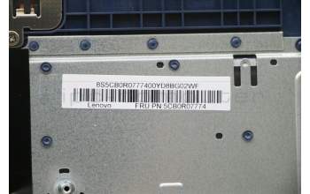 Lenovo 5CB0R07774 COVER UpCase ASM 3N 81F4 LB BL W/KB UKR