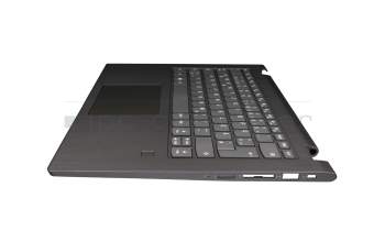 5CB0R08887 teclado incl. topcase original Lenovo DE (alemán) gris/canaso