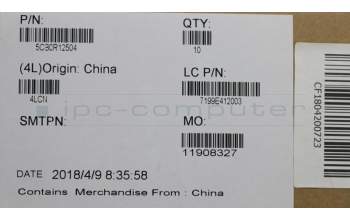 Lenovo 5CB0R12504 COVER Hinge Cover L 81EV OB