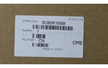 Lenovo 5CB0R16588 COVER UpCaseASM W/KB L81DC WH NORDIC