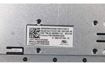 Lenovo 5CB0R16716 COVER UpCaseASM W/KB L81DC IG EURO ENG
