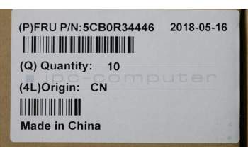 Lenovo 5CB0R34446 COVER Hinge Cover C 81H7