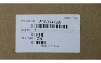 Lenovo 5CB0R47228 COVER Upper Case L 81HA FP BL IG W/KBFR