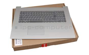 5CB0R48073 teclado incl. topcase original Lenovo DE (alemán) gris/plateado
