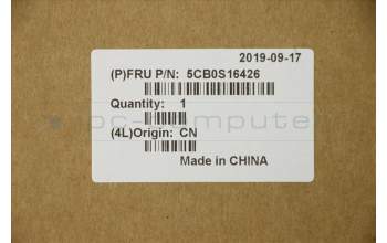 Lenovo 5CB0S16426 COVER Upper Case C 81HE BKW/TPKB BLAR-E