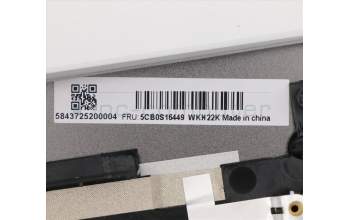 Lenovo 5CB0S16449 COVER Upper Case C 81HE BKW/TPKB BL UKR