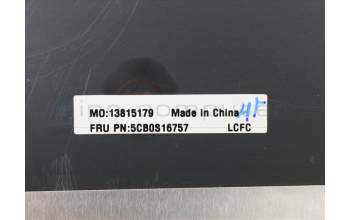 Lenovo COVER LCD Cover L 81MV IMR BK para Lenovo IdeaPad S145-15IGM (81WT)