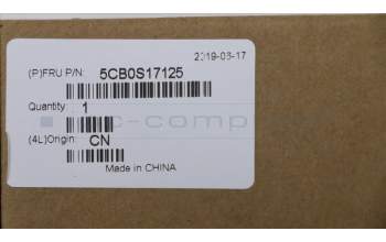 Lenovo 5CB0S17125 COVER Upper case ASM_US L81MUGYIMRD