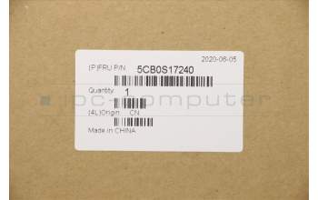 Lenovo 5CB0S17240 COVER UpperCase C81NDGRY FP W/BLKB SLVN