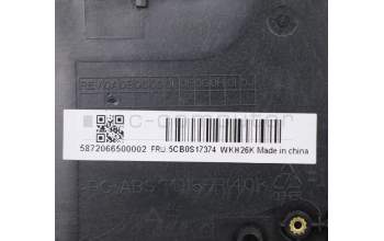 Lenovo 5CB0S17374 COVER Upper case C81N6 PLBLK NFPBL SLVN
