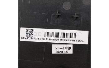 Lenovo 5CB0S17429 COVER Uppercase C81N6 PLBLK NFPNBL CF-EN
