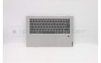 Lenovo 5CB0S17468 C-Abdeckung mit Tastatur, Slowenisch, Platingrau, Hintergrundbeleuchtung, Fingerabdruck