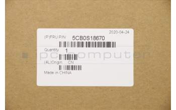 Lenovo 5CB0S18670 COVER Upper case C81N8 GRY NBLKB_UK