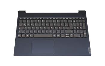 5CB0S18710 teclado incl. topcase original Lenovo DE (alemán) gris/azul