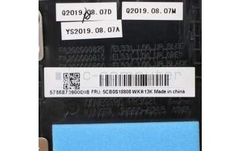 Lenovo 5CB0S18808 COVER Upper case C81N8 BLU BLKB_BEL