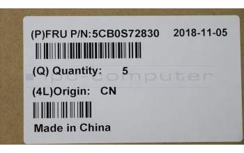 Lenovo 5CB0S72830 COVER Strip cover C 81JX R/L/M