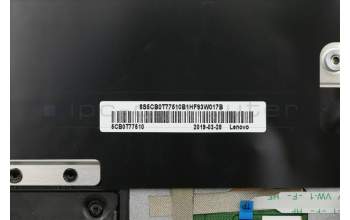 Lenovo 5CB0T77510 COVER Upper Case ASM FR B 81M8