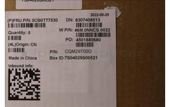 Lenovo 5CB0T77530 COVER Upper Case ASM RU B 81M8